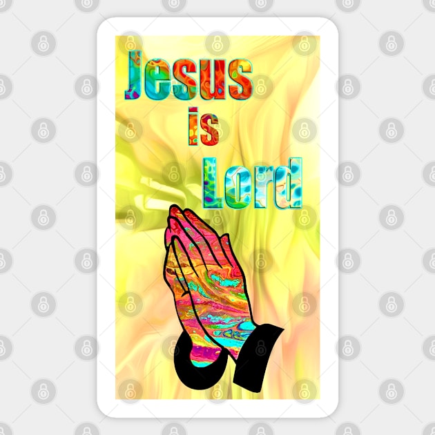 “Jesus is Lord” Sticker by Colette22